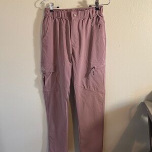 Women's Rose Cargo Track Pants - Comfortable Joggers NWOT